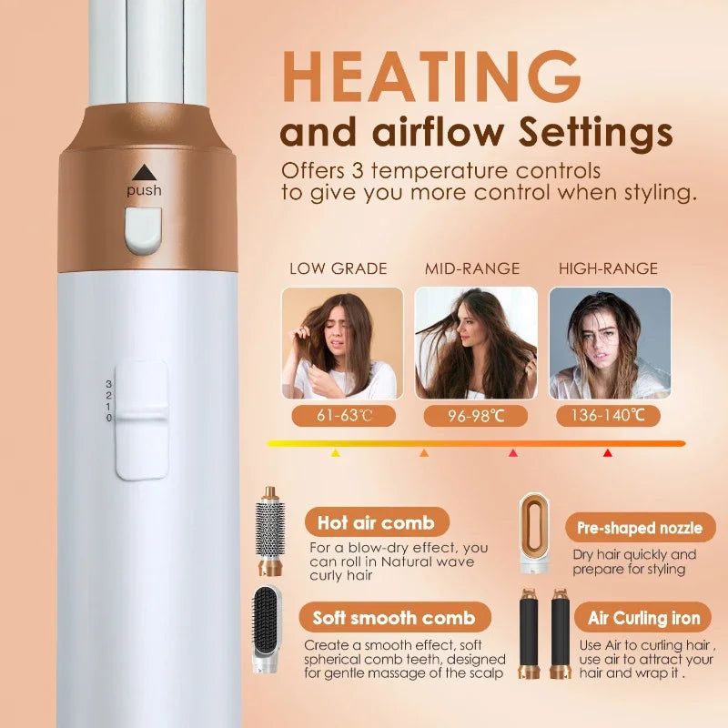 StyleFlow® Sèche-Brosse 5-en-1