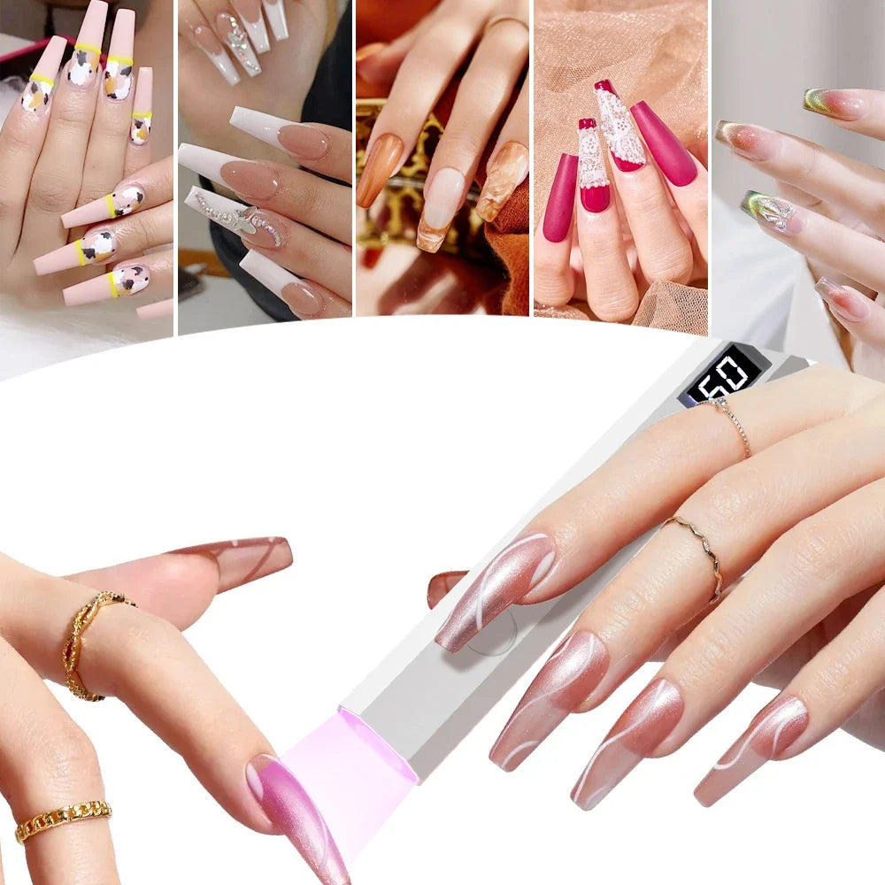 YIKOOLIN 3W Mini UV/LED Nail Lamp – Portable Gel Nail Light