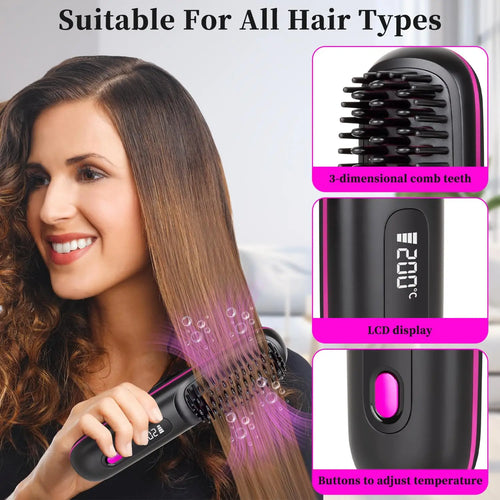AirGlow® Brosse Lissante Portable