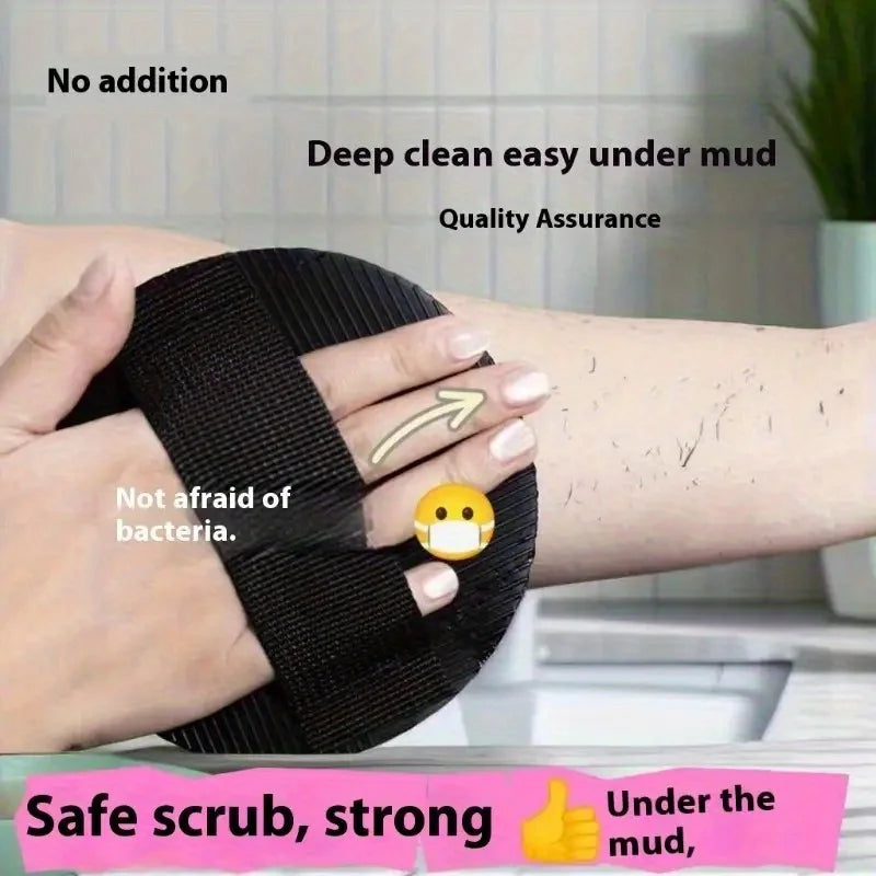 2 morceaux de gommage exfoliant, adaptés au toucher doux du visage et du corps, mousse riche, gants de bain indolores et de soins personnels